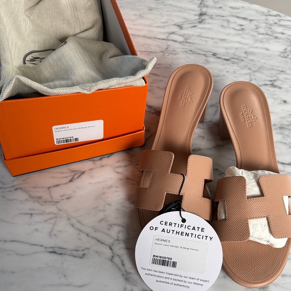 Hermes Epsom Oasis Sandals